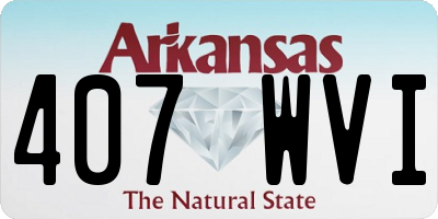 AR license plate 407WVI