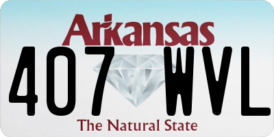 AR license plate 407WVL