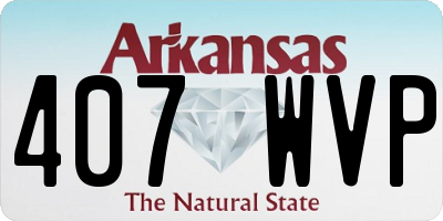 AR license plate 407WVP