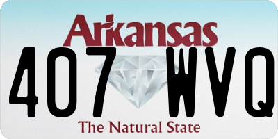 AR license plate 407WVQ