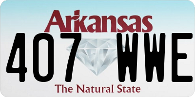 AR license plate 407WWE