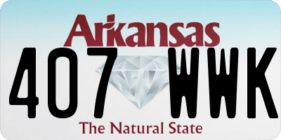 AR license plate 407WWK