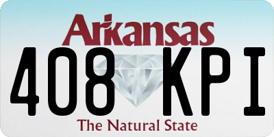 AR license plate 408KPI