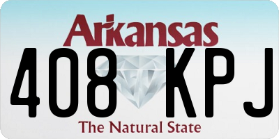 AR license plate 408KPJ