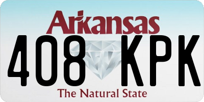 AR license plate 408KPK