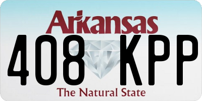 AR license plate 408KPP