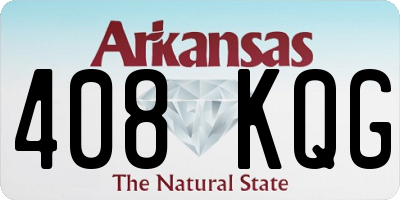 AR license plate 408KQG