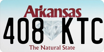 AR license plate 408KTC