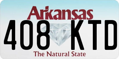 AR license plate 408KTD