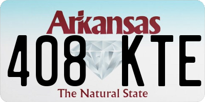 AR license plate 408KTE