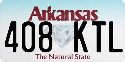 AR license plate 408KTL