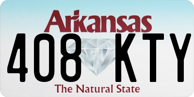 AR license plate 408KTY