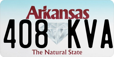 AR license plate 408KVA