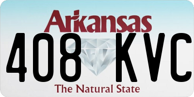 AR license plate 408KVC