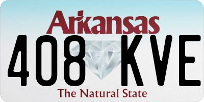 AR license plate 408KVE
