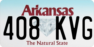 AR license plate 408KVG
