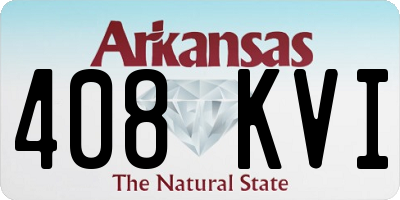 AR license plate 408KVI