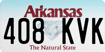 AR license plate 408KVK