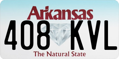 AR license plate 408KVL