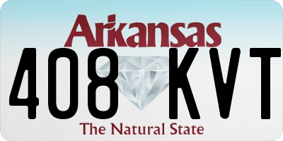 AR license plate 408KVT