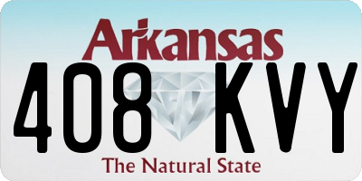 AR license plate 408KVY