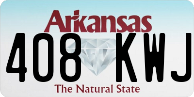 AR license plate 408KWJ