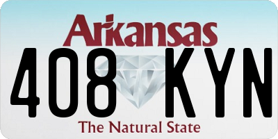 AR license plate 408KYN