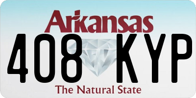 AR license plate 408KYP