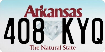 AR license plate 408KYQ