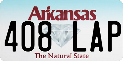 AR license plate 408LAP
