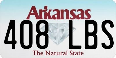 AR license plate 408LBS