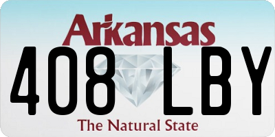 AR license plate 408LBY