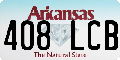 AR license plate 408LCB