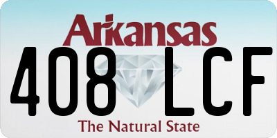 AR license plate 408LCF