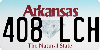 AR license plate 408LCH