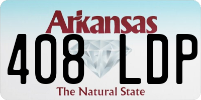 AR license plate 408LDP