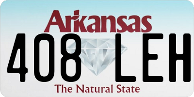 AR license plate 408LEH