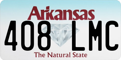 AR license plate 408LMC