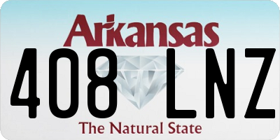 AR license plate 408LNZ