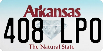AR license plate 408LPO