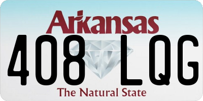 AR license plate 408LQG