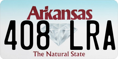 AR license plate 408LRA