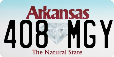 AR license plate 408MGY