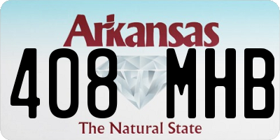 AR license plate 408MHB