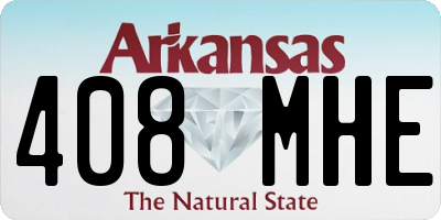 AR license plate 408MHE