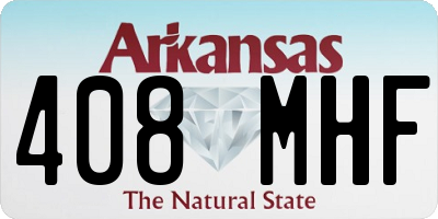 AR license plate 408MHF