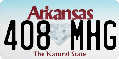 AR license plate 408MHG