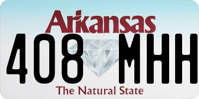 AR license plate 408MHH