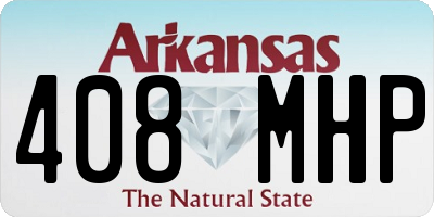 AR license plate 408MHP