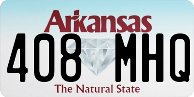 AR license plate 408MHQ